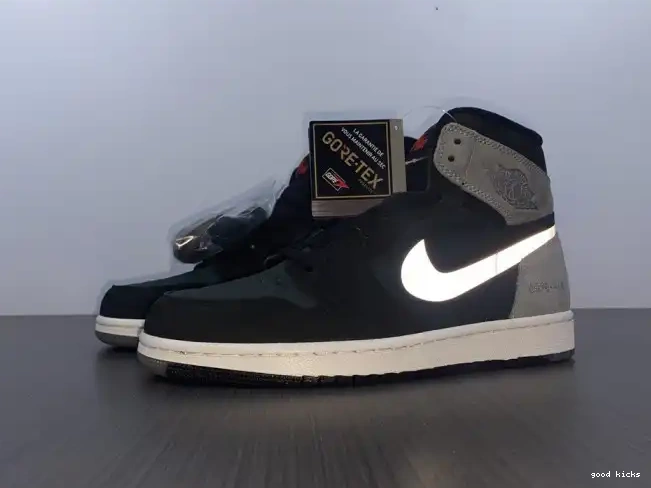 Rep Retro Particle Black 1 DB2889-001 High Element Gore-Tex Grey Jordan 0408